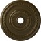 Ekena Millwork Cole Ceiling Medallion (Fits Canopies up to 9 1/8"), 25 3/8"OD x 3 3/8"ID x 1 3/8"P, Brass CM25COBRS - alternate 1